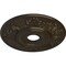 Ekena Millwork Vienna Ceiling Medallion (Canopies up to 6 1/2"), 20"OD x 3 1/2"ID x 1 1/2"P, Stone Hearth Crackle CM20VISHC - alternate 2